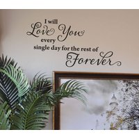 Love You Forever Wandtattoo Schlafzimmer Schriftzug Love You Forever Wandtattoo Schlafzimmer Schriftzug von vinyl4decor