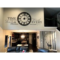 Zeit Mit Der Familie Verbracht - Großes Wandtattoo Jede Sekunde Wert Cl337 Zeit Mit Der Familie Verbracht - Großes Wandtattoo Jede Sekunde Wert Cl337 von vinyl4decor