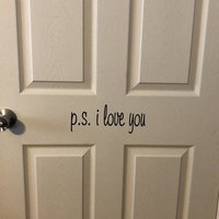 Ps Ich Liebe Dich Aufkleber 10 X 4 Ps Ich Liebe Dich Aufkleber 10 X 4 von vinylexpress
