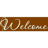 Welcome Schriftzug Aufkleber Für Haustür 23 X 6, 5 Welcome Schriftzug Aufkleber Für Haustür 23 X 6, 5 von vinylexpress