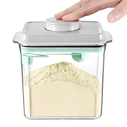 vione Luftdichte Frischhaltedosen-Sets, Pop Up Frischhaltedosen mit Deckel, stapelbarer Formelbehälter für Reis, Kaffee, Mehl, Zucker, Müsli (1700 ml) von vione