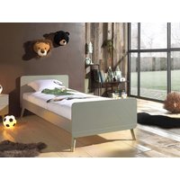 VIPACK - BILLY Einzelbett 90 x 200 cm, mit Lattenrost, Ausführung lackiert Olive Grün von vipack