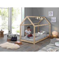 Hausbett Liegefläche 90 x 200 cm natur von vipack