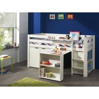 Spielbett Pino mit Schreibtisch, Regal, Hängeregal und Kommde 2-trg. Spielbett Pino mit Schreibtisch, Regal, Hängeregal und Kommde 2-trg. von vipack
