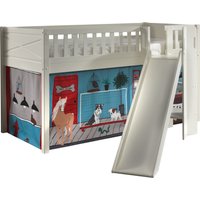 Vipack Hochbett "Scott" B/H/T ca. 207,6x114x203,7cm, Kopf-/Fußteil mit Fräsung, stabil gebaut, mit Rutsch-/Leiterturm, LF 90x200 cm, inkl. Vorhang, 7 Designs Vipack Hochbett "Scott" B/H/T ca. 207,6x114x203,7cm, Kopf-/Fußteil mit Fräsung, stabil gebaut, mit Rutsch-/Leiterturm, LF 90x200 cm, inkl. Vorhang, 7 Designs von vipack