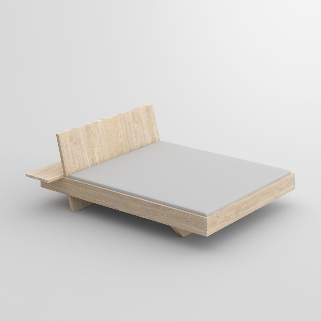 vitamin design - Somnia - schwebendes Designer Bett aus massivem Holz von vitamin design