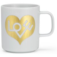 Tasse Coffee Love Heart gold von vitra.