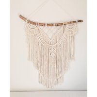 Große Makramee-Wanddekor | Quasten Makramee Wandbehang Boho Geschenk Einweihungsgeschenk Wohnzimmer Dekoration von vivianedecor