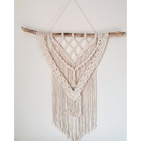 Große Makramee-Wanddekor | Quasten Makramee Wandbehang Boho Geschenk Einweihungsgeschenk Wohnzimmer Dekoration von vivianedecor