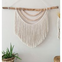 Naturholz Wanddekor | Makramee-Wandbehang Boho Makramee Geschenk Einweihungsgeschenk Wohnzimmer Dekoration Express Versand von vivianedecor