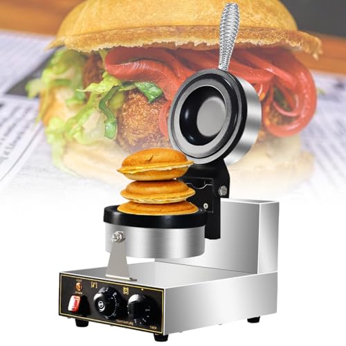 vnmudzeo UFO-Eiscreme-Burger-Werkzeug FüR Den Schreibtisch 1300 W, Antihaftbeschichtete Sandwich-Waffel-Presse FüR Den Haushalt, Einstellbare Temperatur 122-572 °F,220V von vnmudzeo
