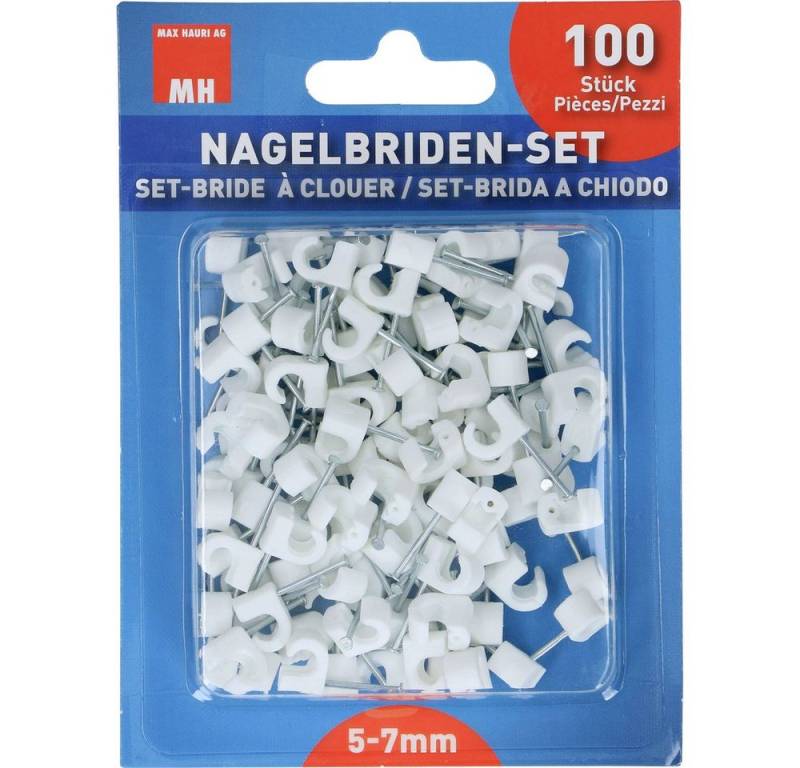 Max Hauri AG Kabelverbinder-Sortiment Max Hauri AG 135537 Nagelschellen-Sortiment 135537 1 Set, 135537 von Max Hauri Ag