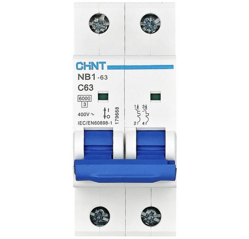 CHINT Schalter Chint 179665 NB1-63 2P C40 6kA DB Leitungsschutzschalter 2polig 40 von CHINT