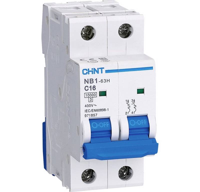 CHINT Schalter Chint 179825 NB1L Leitungsschutzschalter 2polig 13 A von CHINT