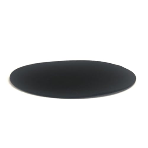 Untersetzer aus Filz, 3 mm dick, rund, D 35 bis D 50 cm, 20 Farben, Tisch Sideboard Regal Kommode Blumenvase Topf Teller Schüssel Pfanne (140 schwarz, D 35 cm) von voigtdesign