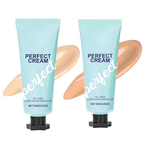 All-Over Complexion Perfector, Super Body Coverage Perfector, Hydrating Full Coverage Concealer, Long-Lasting Cc Cream Foundation,Waterproof Transfer-Resistant Skin Tint,Even Skin Tone (Natural+Ivory) All-Over Complexion Perfector, Super Body Coverage Perfector, Hydrating Full Coverage Concealer, Long-Lasting Cc Cream Foundation,Waterproof Transfer-Resistant Skin Tint,Even Skin Tone (Natural+Ivory) von vokkrv