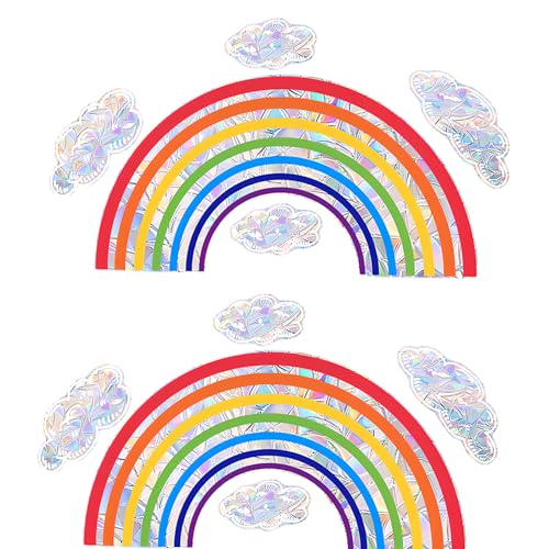 Suncatcher Sticker,Regenbogen Fensterfolie,Sonnenfänger Aufkleber Fenster,Fensteraufkleber Suncatcher Sticker,Regenbogen Fensterbilder Weiße Wolken,Fensterbilder Selbstklebend Prisma Fensteraufkleber Suncatcher Sticker,Regenbogen Fensterfolie,Sonnenfänger Aufkleber Fenster,Fensteraufkleber Suncatcher Sticker,Regenbogen Fensterbilder Weiße Wolken,Fensterbilder Selbstklebend Prisma Fensteraufkleber von volumoon