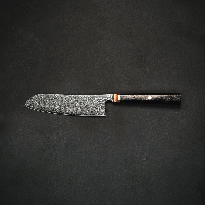 Santokumesser 18 cm Klinge – Serie: Suisen 水仙 mit Damastklinge & Holzgriff von von Deines & Wolf®