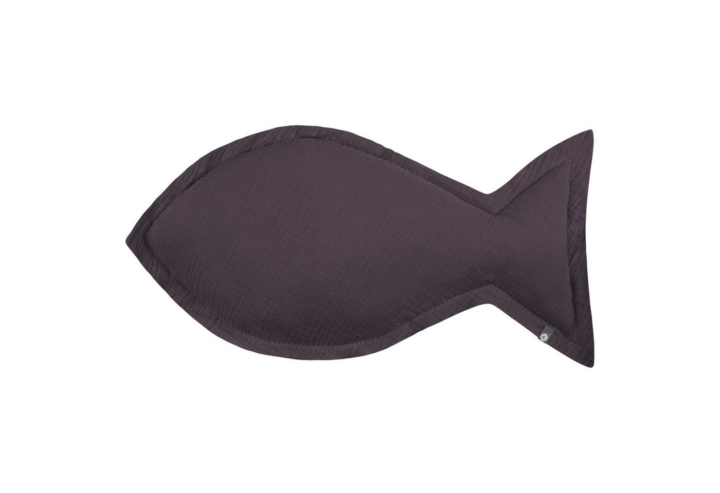 von Herzen Babykissen Musselinkissen Kuschelkissen Fisch aus 100% Baumwolle Fischform, Handgenäht von von Herzen