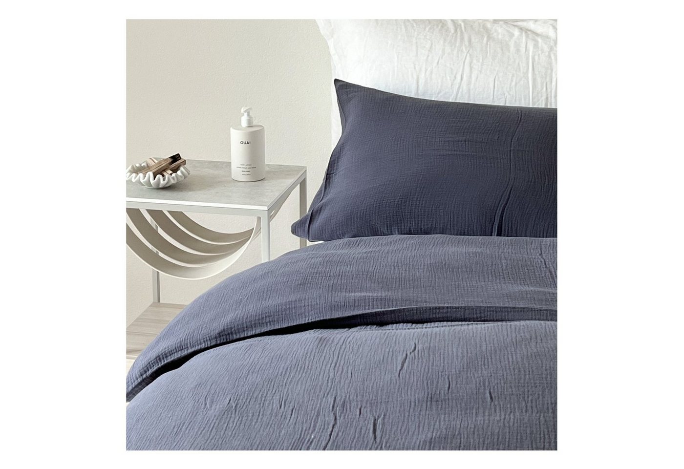 von Herzen Bettwäsche Handmade Musselin Bettwäsche – 100% Baumwolle – weich und kuschelig, Bettwäsche von Hand genäht von von Herzen