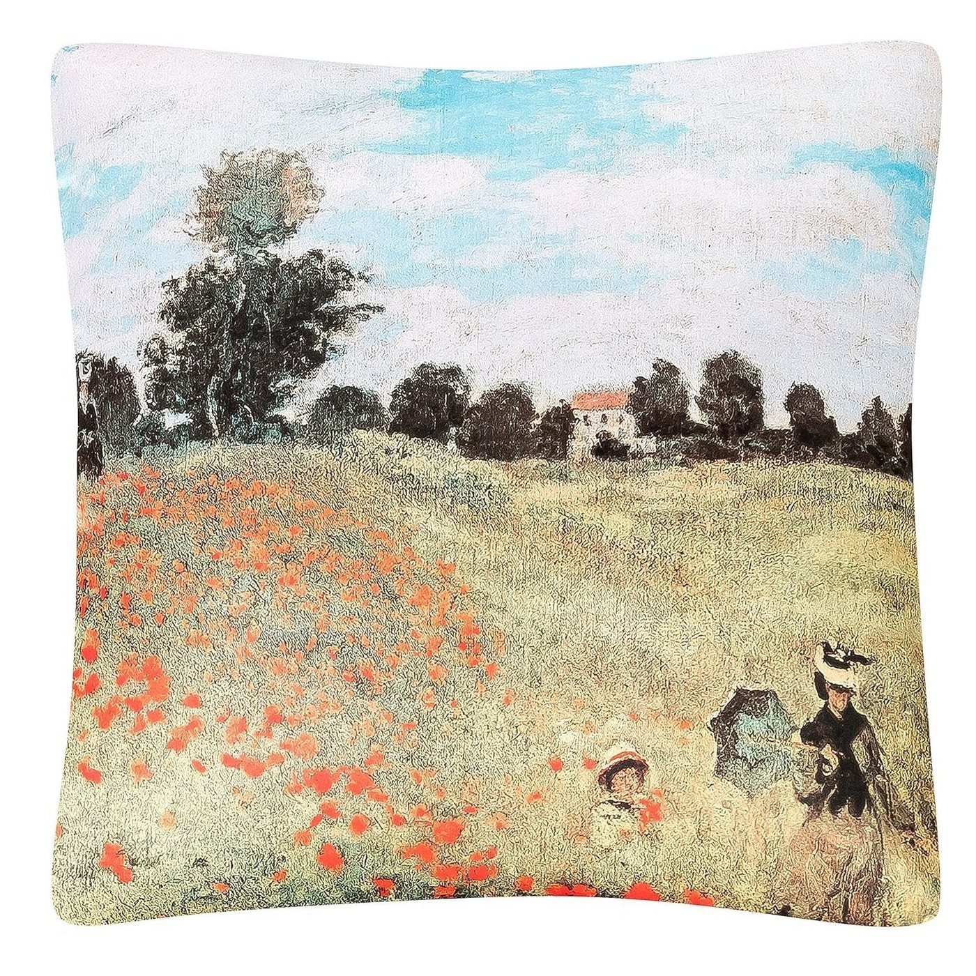 von Lilienfeld Dekokissen Dekokissen Künstler Claude Monet Mohnblumenfeld 40 x 40 cm von Lilienfeld Dekokissen Dekokissen Künstler Claude Monet Mohnblumenfeld 40 x 40 cm von von Lilienfeld