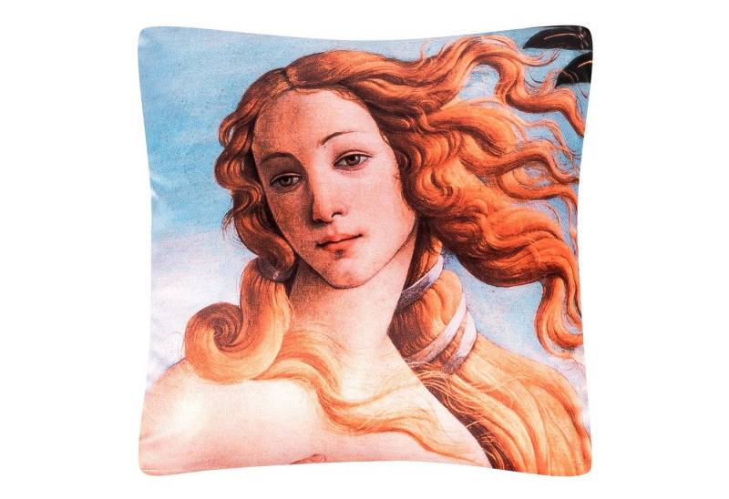 von Lilienfeld Dekokissen Kissen Botticelli: Geburt der Venus 40 x 40 cm beidseitig bedruckt, beidseitig bedruckt von von Lilienfeld