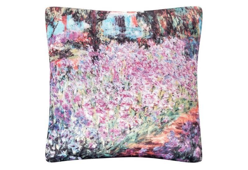 von Lilienfeld Dekokissen Kissen Claude Monet Der Garten Kunst 40 x 40 cm beidseitig bedruckt, beidseitig bedruckt von von Lilienfeld