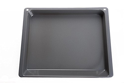 BSH Bosch Siemens Neff Fettpfanne, Universalpfanne, Backblech emailliert grau 45,5cm x 37,5cm x 3,9cm Nr.: 17001433 von von der MMSB GmbH