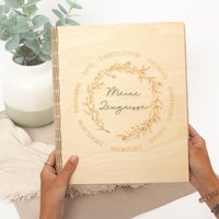 Zeugnismappe Aus Holz "Du Kannst Alles Schaffen", Mappe Für Zeugnisse Mit Affirmationssprüchen, Zeugnis Ordner A4 Ringbindung von vonMiaShop