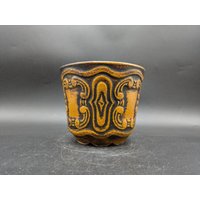 Bay 623 14 Übertopf Keramik Cachepot Planter Braun Lila Ceramics West German Pottery Design 60S 60Er 70S 70Er Vintage Vtg von vonboege