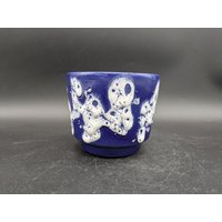 Fohr Blumentopf Übertopf Planter Cachepot 12, 1cm Ø Keramik Ceramic Blau Weiß Fat Lava West German Pottery Design 70S 70Er Vintage Vtg Wgp Fohr Blumentopf Übertopf Planter Cachepot 12, 1cm Ø Keramik Ceramic Blau Weiß Fat Lava West German Pottery Design 70S 70Er Vintage Vtg Wgp von vonboege