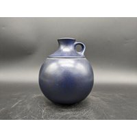 Gräflich Ortenburg 22/15 Vase Keramik Ceramic Blau Schwarz West German Pottery Design 60S 60Er 70S 70Er Vintage Gräflich Ortenburg 22/15 Vase Keramik Ceramic Blau Schwarz West German Pottery Design 60S 60Er 70S 70Er Vintage von vonboege
