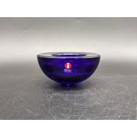 Iittala Kerzenständer Ballo Glas Candle Holder Annaleena Hakatie Design 90S 90Er Vintage Finnland von vonboege