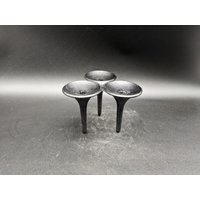 Illum Bolighus Kerzenständer Gusseisen Candle Holder Hornblower Brutalist Brutalism Danish Design 60S 60Er Vintage von vonboege