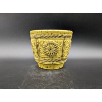Jasba 2 416 14 Übertopf Planter Cachepot Keramik Ceramics Rot West German Pottery Design 60S 60Er 70S 70Er Wgp Vintage von vonboege
