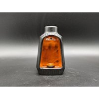Joghus Bornholm Kerzenhalter Keramik Ceramic Schwarz Orange Mid Century Danish Pottery Design 60S 60Er 70S 70Er Vintage Vtg Wgp von vonboege