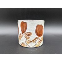 Marei 11/1 Übertopf Cachepot Planter Braun Weiß Flower Keramik Ceramics West German Pottery Design 60S 60Er 70S 70Er Vintage Vtg Marei 11/1 Übertopf Cachepot Planter Braun Weiß Flower Keramik Ceramics West German Pottery Design 60S 60Er 70S 70Er Vintage Vtg von vonboege