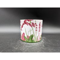 Marei 11/1 Übertopf Cachepot Planter Weiß Grün Rot Keramik Ceramics West German Pottery Design 60S 60Er 70S 70Er Vintage Vtg von vonboege