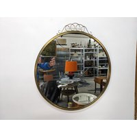 Münchner Werkstätten Zierspiegel Spiegel Flurspiegel Mirror Messing Mid Century Modern Design 50S 50Er 60S 60Er Vintage Vtg Rockabilly Münchner Werkstätten Zierspiegel Spiegel Flurspiegel Mirror Messing Mid Century Modern Design 50S 50Er 60S 60Er Vintage Vtg Rockabilly von vonboege