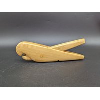 Nussknacker Papagei Bird Figur Holz Wooden Mid Century Danish Design 60Er 60S 70S 70Er Vintage Vtg von vonboege