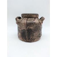 Ruscha 361 Übertopf Cachepot Planter Pot Doppel Henkel Keramik Ceramics West German Pottery Design Fat Lava 60S 60Er 70S 70Er Vintage Vtg von vonboege