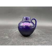Scheurich 410-7 Vase Mini Tiny Keramik Ceramic Blau Blue West German Pottery Fat Lava Era Design 70S 70Er Vintage Wgp von vonboege