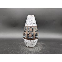 Veb Haldensleben 3102 C Vase Keramik Ceramic Grau Schwarz East German Pottery Gdr Design 70S 70Er Vintage Ddr Egp Fat Lava Era von vonboege