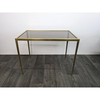 Vereinigte Werkstätten München Beistelltisch Tisch Rauchglas Messing Mid Century Design 50S 50Er 60S 60Er Vintage Vtg Vereinigte Werkstätten München Beistelltisch Tisch Rauchglas Messing Mid Century Design 50S 50Er 60S 60Er Vintage Vtg von vonboege