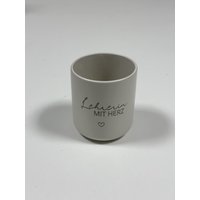 Individueller Becher Graviert Keramiktasse Leherin Mit Herz Namen Personalisiert Kaffeebecher Lehrer Referendar Lehrkraft Abschiedsgeschenk von vonjula