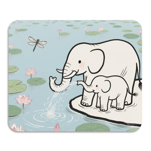 Abtropfgestell, Motiv: Elefant, Teich, Blume, Blau, leicht zu reinigen, saugfähig, Kieselgur, Küchenzubehör für Arbeitsplatte, 59,9 x 50 cm Abtropfgestell, Motiv: Elefant, Teich, Blume, Blau, leicht zu reinigen, saugfähig, Kieselgur, Küchenzubehör für Arbeitsplatte, 59,9 x 50 cm von voucong