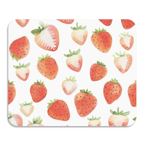 Abtropfgestell für Küche, Erdbeerfrucht, weiß, Gummi-Rückseite, saugfähig, Kieselgur, Küchenzubehör für Arbeitsplatte, 59,9 x 50 cm Abtropfgestell für Küche, Erdbeerfrucht, weiß, Gummi-Rückseite, saugfähig, Kieselgur, Küchenzubehör für Arbeitsplatte, 59,9 x 50 cm von voucong