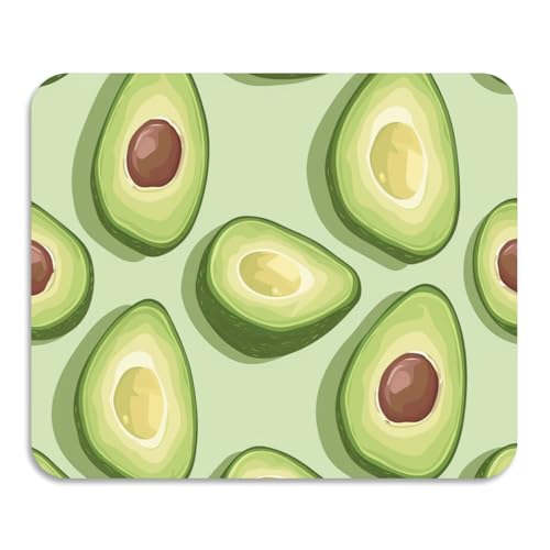 Abtropfgestell mit niedlichem Cartoon-Avocado-Design, Gummi-Rückseite, saugfähig, Kieselgur Matte, Haushaltsutensilien, 60 x 50 cm von voucong