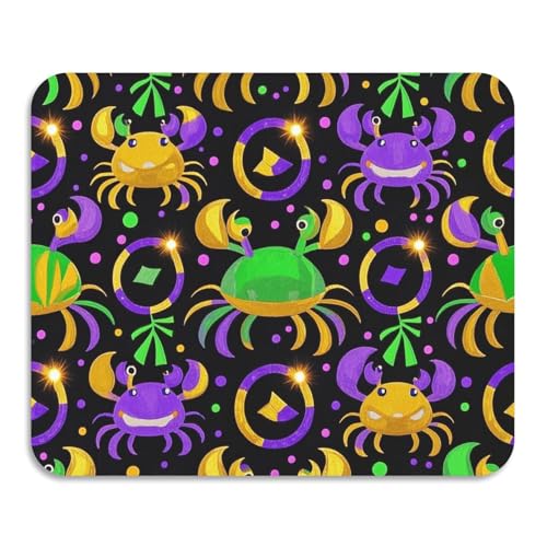 Abtropfmatte für Karneval, Krabbe, Grün, Lila, Gold, dick, waschbar, saugfähig, Kieselgur, Küchentheke, Gadgets, 59,9 x 50 cm Abtropfmatte für Karneval, Krabbe, Grün, Lila, Gold, dick, waschbar, saugfähig, Kieselgur, Küchentheke, Gadgets, 59,9 x 50 cm von voucong