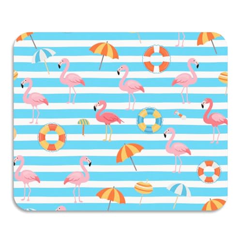Blau-weiß gestreifte Sommer-Flamingo-Geschirrmatte mit Abtropfgestell, rutschfest, saugfähig, Kieselgur Matte, Küchentheke, 59,9 x 50 cm Blau-weiß gestreifte Sommer-Flamingo-Geschirrmatte mit Abtropfgestell, rutschfest, saugfähig, Kieselgur Matte, Küchentheke, 59,9 x 50 cm von voucong